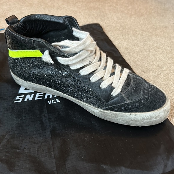 Golden Goose Mid-Star suede and glitter size 35 - Picture 5 of 9